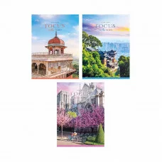 Тетрадь 80л., А4, клетка ArtSpace "Путешествия. Focus on the world" 341440