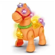 Игрушка подвижная музыкальная Mioshi Active "Весёлая лошадка" (16 см, свет., в ассорт.) MAC0601-055