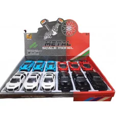 Модель машины металл 1шт инерционная цвет ассорти спорткар 4321С