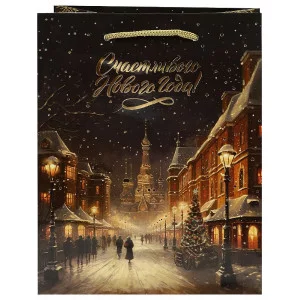 Dream Cards Пакет подароч.с мат.лам.и тис.фол.18x23x10см(M)Сияние города,190г(собс.раз.) ПКП-6650