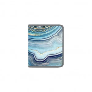 Папка для тетрадей на молнии пластиковая ErichKrause® Marble Kyanite, А5+  52845