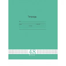 Тетрадь КЛЕТКА 48л. Fresh Line МЯТА (Т48-6026) 80г/м2, цветная мел обл. ПП-00188672