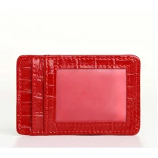 Картхолдер,, 11*0,3*7, TEXTURA, крокодил красный 308 10555318