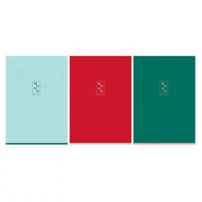 Тетрадь 96л., А4, клетка BG "Monocolor. Mono", матовая ламинация 341673