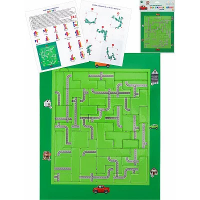 Рамка-вкладыш Танграм-лабиринт "Дорога"  (39 деталей) П-2661