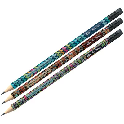 Карандаш ч/г Berlingo "Fantasy" HB, c ластиком, заточен. BERLINGO_ 231974