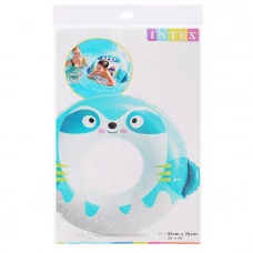 Круг для плавания «Милые зверята», 84 (91) см х 76 см, от 8 лет, до 40 кг, цвет микс, 59266NP INTEX (10702070/160123/3019490, Китай )