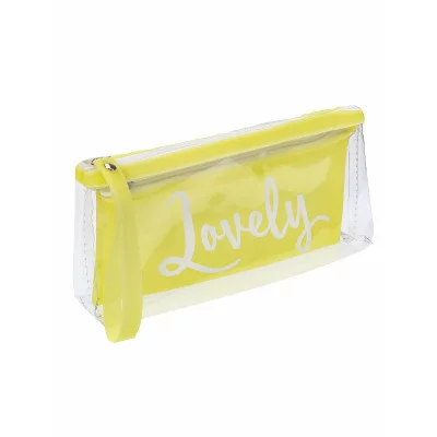 Пенал-косметичка в косметичке МИЛЫЙ ЖЕЛТЫЙ (ПН-6856)