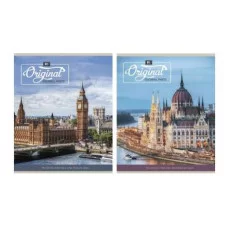 Тетрадь КЛЕТКА 48 л. КРАСИВЫЕ ГОРОДА(48-9347) цв.м.обл. 48-9347