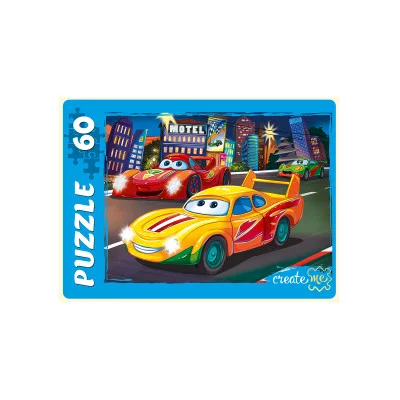 ПАЗЛЫ 60 элементов. ГОНЩИКИ (Арт. П60-8433)