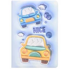 Блокнот: "ТРАНСПОРТ" цветная обложка (с поролоном) с объёмным 3D рисунком /ассорти/; блок-клетка (пр МС-7328