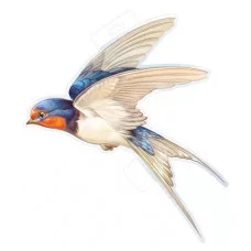 Плакат вырубной А4 И930 Империя Поздравлений ласточка 59326