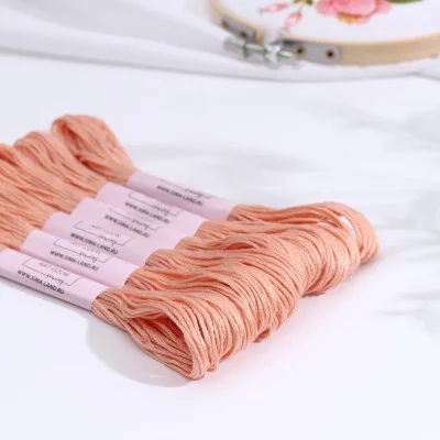 Нитки мулине 8±1м №754, цена за 1шт., телесный АУ 4685570