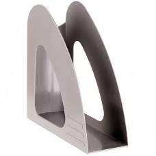 Лоток для бумаг вертикальный OfficeSpace "Basic", серый 305238