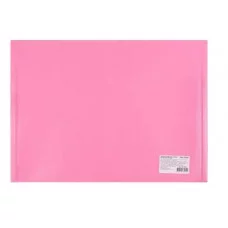 Папка-конверт на кнопке А4, 180мкм, розовый (ПК-3025) ПК-3025