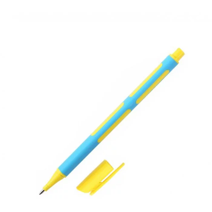 Набор ручек 12цв "Trio Soft" 0.7/135мм корпус трехгранный голубой е/п DEVENTE 5073019 084752