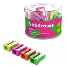 Точилка пластиковая ErichKrause EasySharp Neon ассорти 59986