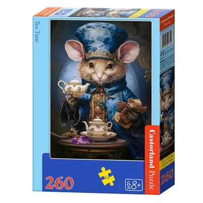 Пазлы 260 "Время чая. Мышь" B-27620