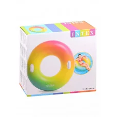 Круг "Водоворот цветов" с ручками, от 9 лет, 58202EU INTEX 58202EU