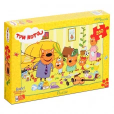 Пазлы 260 "Три кота (new 3)" (АО "СТС") 95154