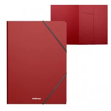 Папка на резинках А4 0,40/35мм "Classic" красный ERICH KRAUSE 47192 317446