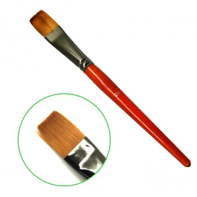 Кисть нейлон 6274-24 плоская №24, блистер J.Otten 264849