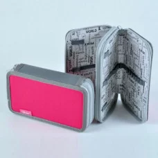 ПКТ 11-42 Розово-серый-пенал п/э 2-отдел. 190х110