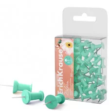 Кнопки силовые ErichKrause Pastel Bloom, Mint  62054