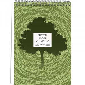 Скетчбук А5 40л "SKETCHBOOK. Tree"  КанцЭксмо ТС5405048