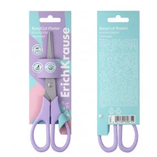 Ножницы ErichKrause EasyCut Pastel, 17 см, ассорти  60875
