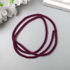 Канитель мягкая, витая 3 мм матовый, сливовый 5 гр 6708971