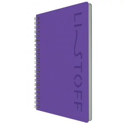 Тетрадь (студ., офис) А6 80л "LISTOFF STYLE. 1" КанцЭксмо ТПЛС680135