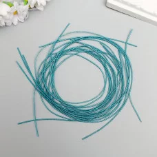 Канитель мягкая, фигурная 1,5 мм металлик, яркая лазурь 5 гр 6708972