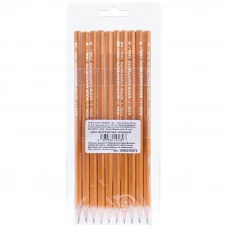 Набор карандашей ч/г Koh-I-Noor "1696", 10шт., 2H-2B, заточен., ПВХ уп., европодвес Koh-I-Noor 001126