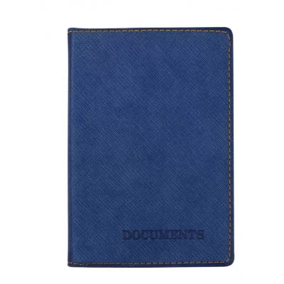 Обложка для автодокументов OfficeSpace "Denim", экокожа, синий 358401