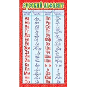 ШМ-13220 Карточка. Запомни! Русский алфавит (формат 200х107 мм), 4630076994789