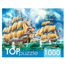 TOPpuzzle. ПАЗЛЫ 1000 элементов. ХТП1000-2175 Битва кораблей