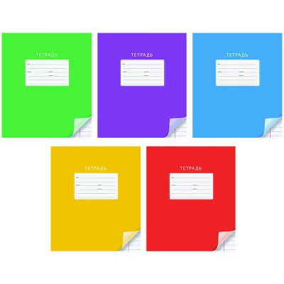 Тетрадь 12л., линия ArtSpace "Однотонная. С уголком" Спейс 200396