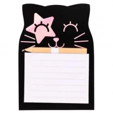 Блок для записей 14*10 40л склейка на магните 232262 Котик КОКОС