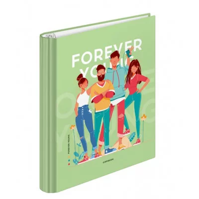 Тетрадь на кольцах А5, 120л., 7БЦ, ArtSpace "Стиль. Forever young", глянцевая ламинация 340054