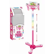 Микрофон на бат.на стойке в коробке 6802-H