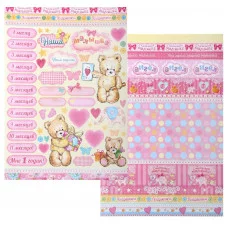 Дизайнерская бумага мишки 180330