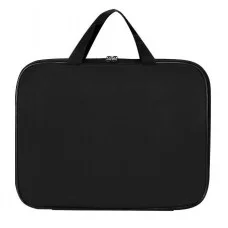 Папка на молнии А4 ЧЕРНАЯ (П-4346) с ручками, внут.карман, 350х265x20 мм П-4346