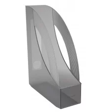 Подставка для бумаг вертикальная пластиковая ErichKrause Rainbow Classic 75мм дымчатый 26503