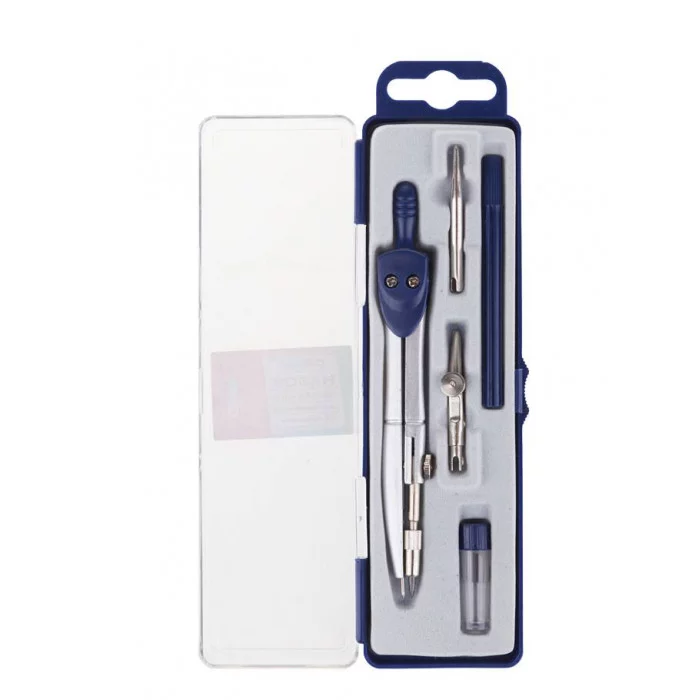 Готовальня ArtSpace, 5 предметов, циркуль 115мм, пластиковый футляр 295265