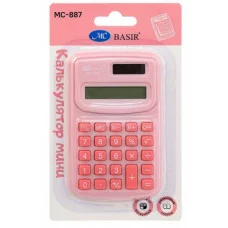 Калькулятор - мини 8 разрядный, двойное питание, размер калькулятора 97*60*8 mm,цвет ассорти МС-887