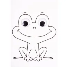 РАСКРАСКА А4 с глазками 35мм. ЗЕЛЁНАЯ(кот) 978-5-378-29218-9