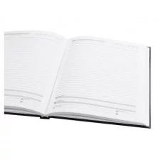 Ежедневник А5, 128 л. (128-4925) ЧЁРНЫЙ бумвинил недатированный 128-4925