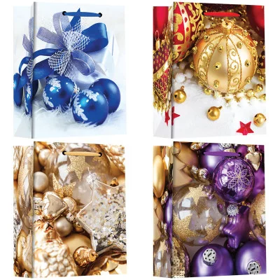 Пакет подарочный новогодний 14,6*11,4*6,5см, ArtSpace "Новогоднее ассорти", ламинированный Спейс 265529