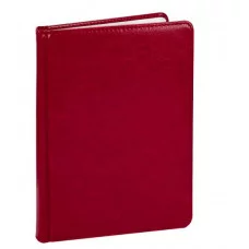 ЕЖЕДНЕВНИК А5, 160л. недатир. TOUCH SKIN - CHERRY RED (160-3189) кожзам (красный) 160-3189